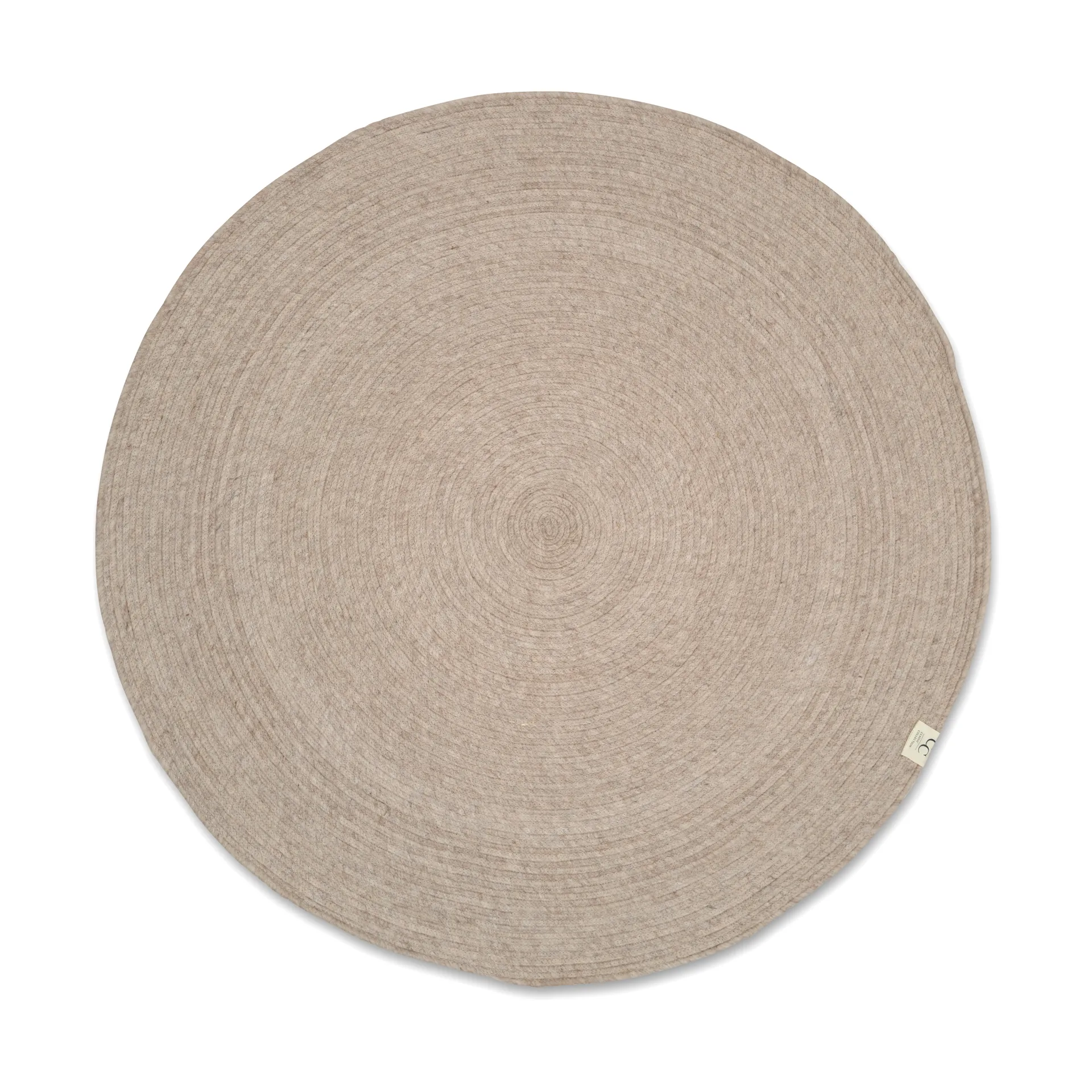 Merino ullmatta rund Ø240 cm, Oat Classic Collection