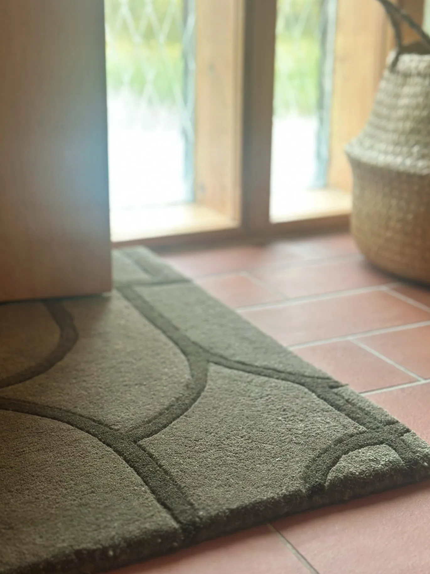 Modern Abstract dörrmatta 60x90 cm, Grön Classic Collection