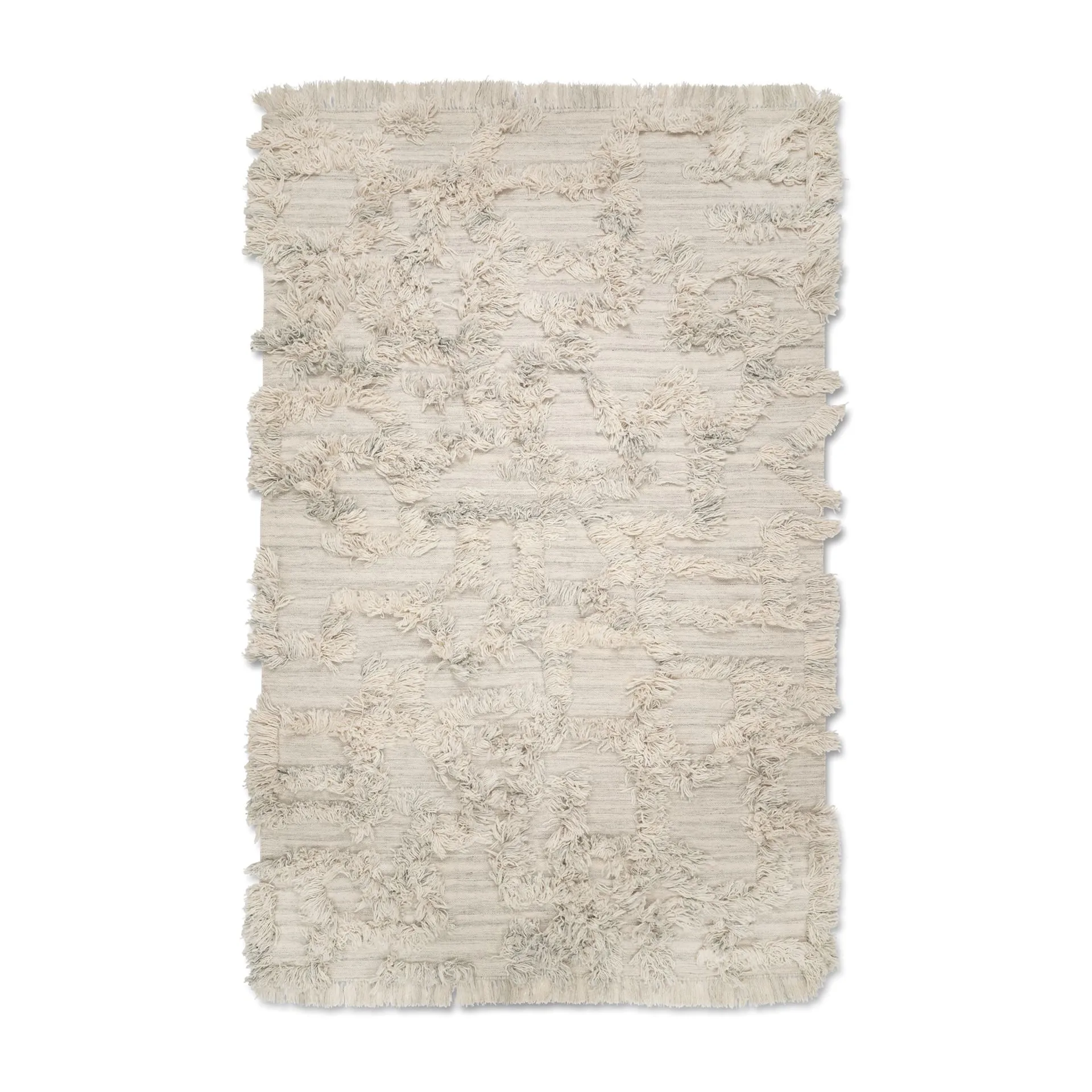 Rio ullmatta 250x350 cm, Ivory melange Classic Collection