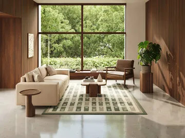 Röllakan Fyrbo matta - Grön, 250x350 cm - Classic Collection