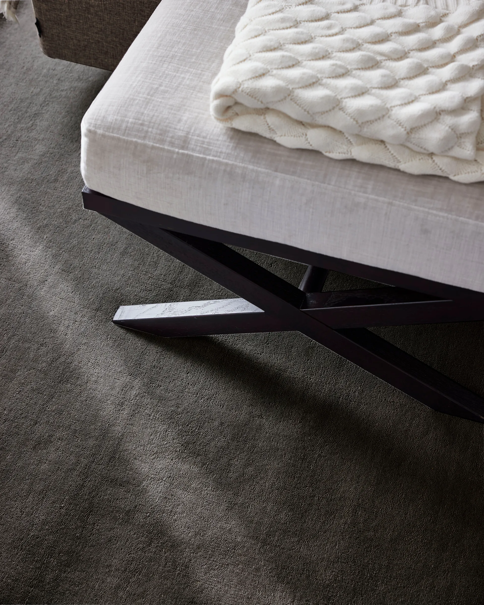 Solid matta, Charcoal, 200x300 cm Classic Collection