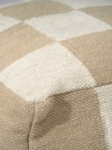Square puff 50x50 cm - Vit-natur - Classic Collection