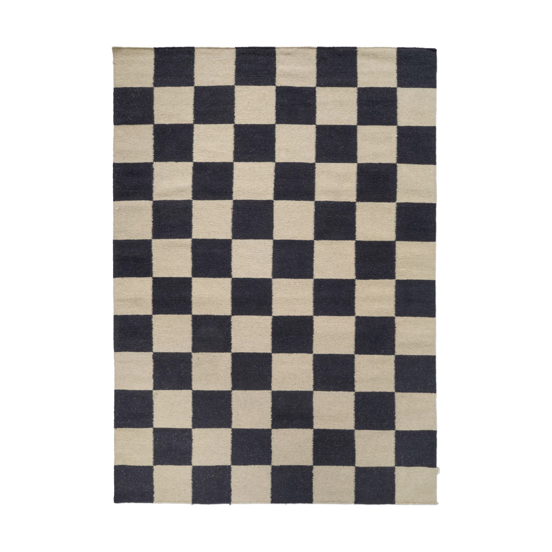 Squares matta, Black-natural, 300x400 cm Classic Collection