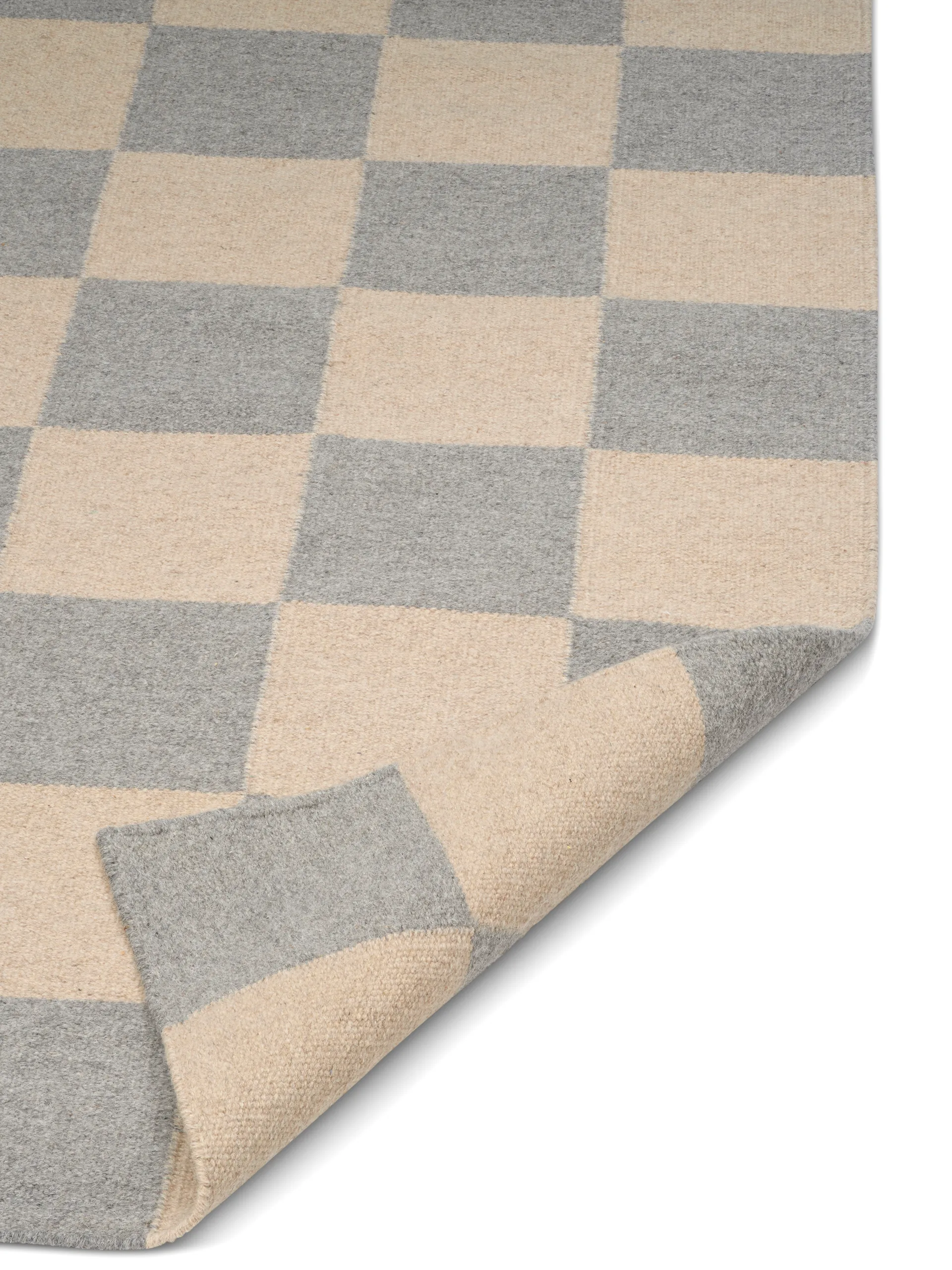 Squares matta, Grå-beige, 170x230 cm Classic Collection