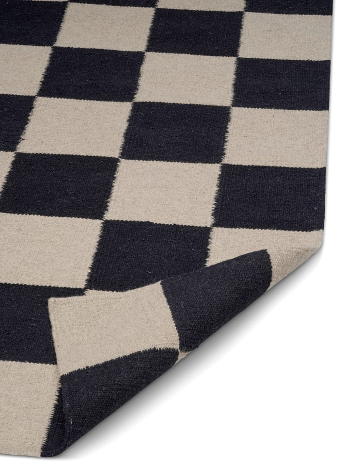 Squares matta, Svart-beige, 250x350 cm Classic Collection