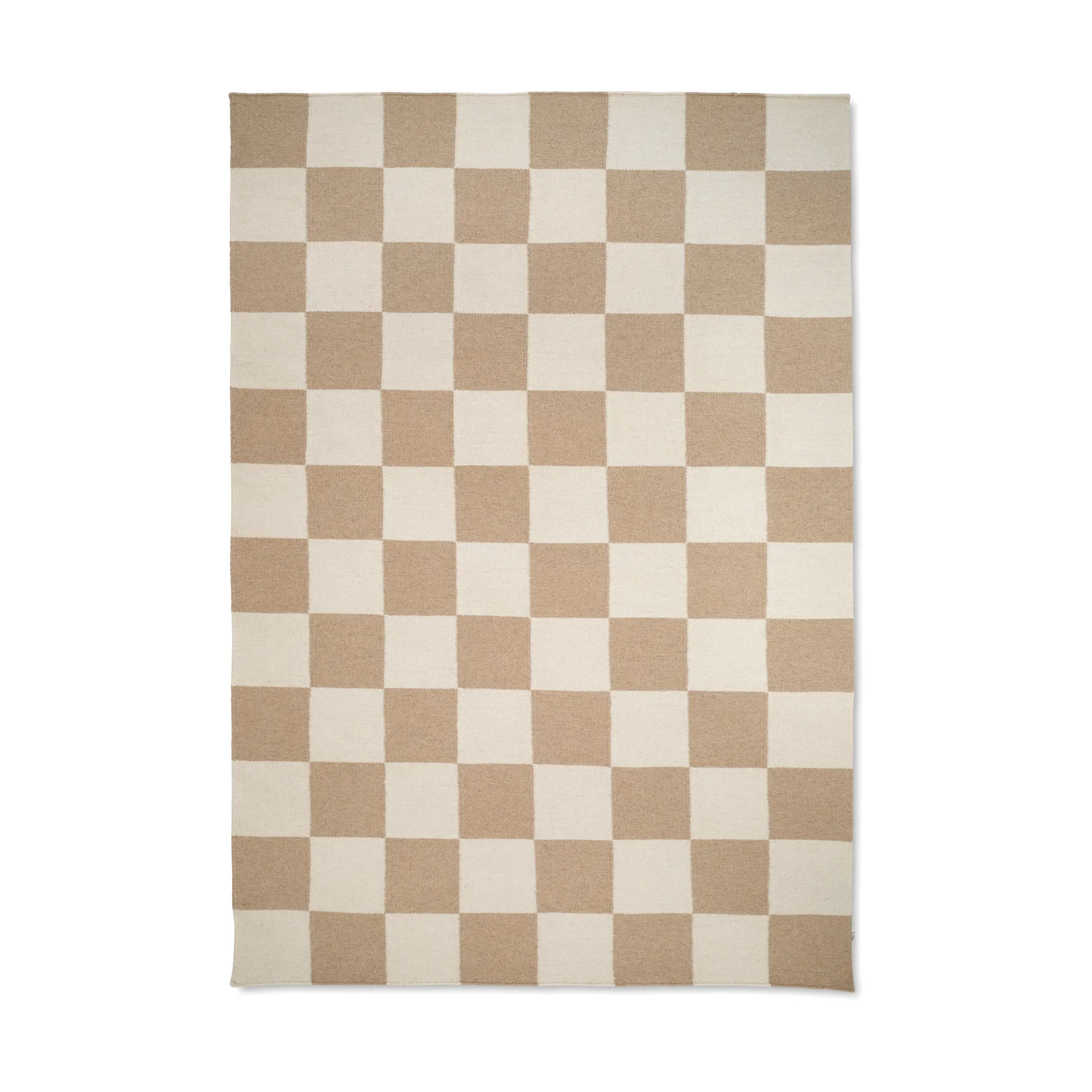 Squares matta, White-natural, 300x400 cm Classic Collection