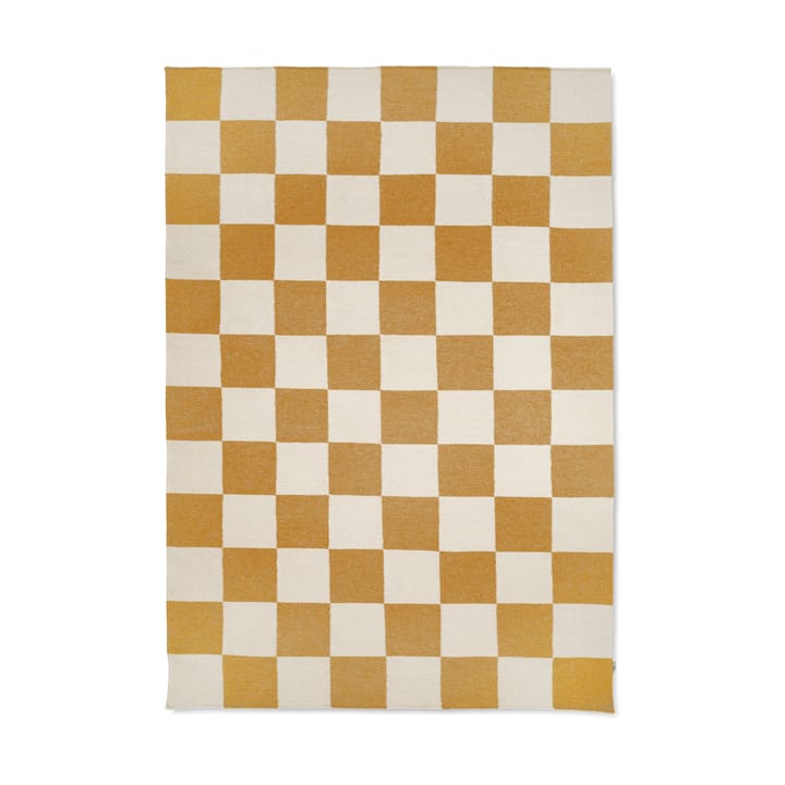 Squares matta - White-yellow, 170x230 cm - Classic Collection