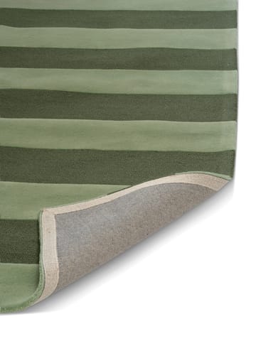 Stripe Boucle matta - Green, 170x230 cm - Classic Collection