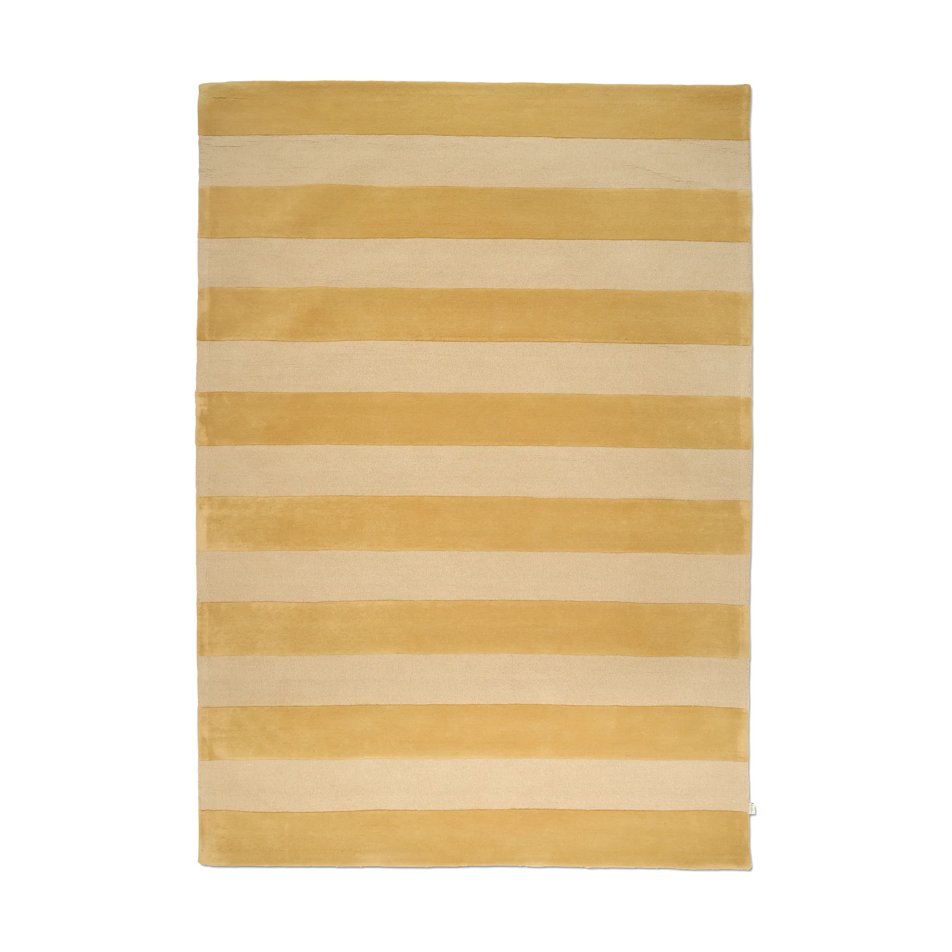 Stripe Boucle matta, Yellow, 200x300 cm Classic Collection