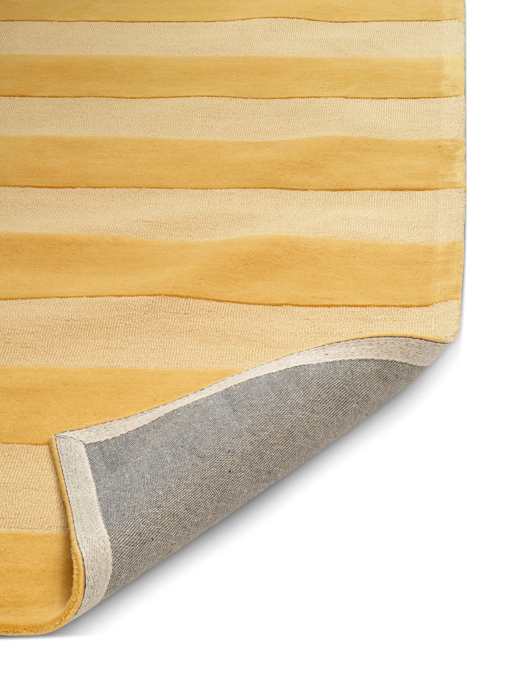 Stripe Boucle matta, Yellow, 200x300 cm Classic Collection
