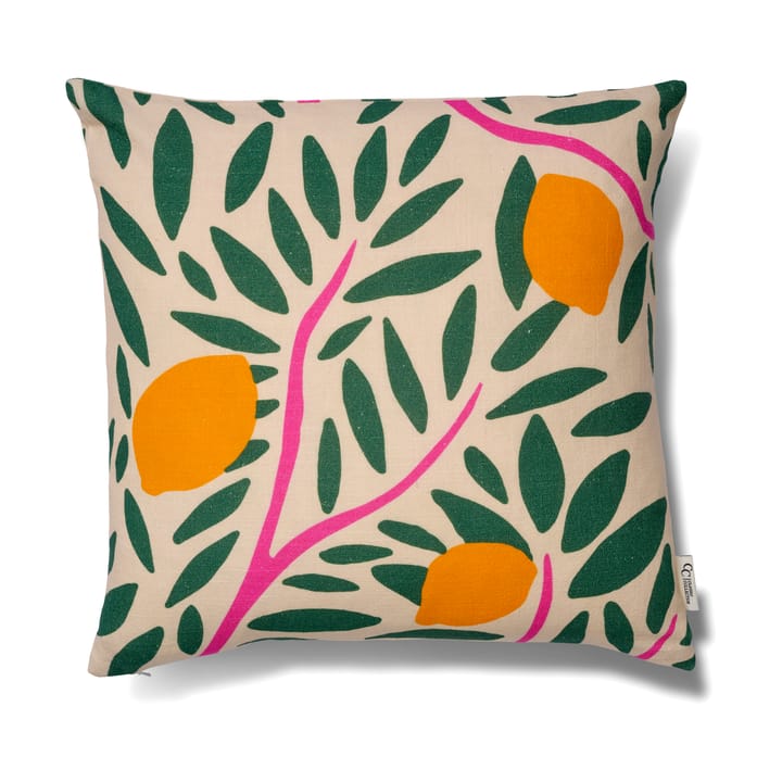 Sunny citrus kuddfodral 50x50 cm - Grön - Classic Collection