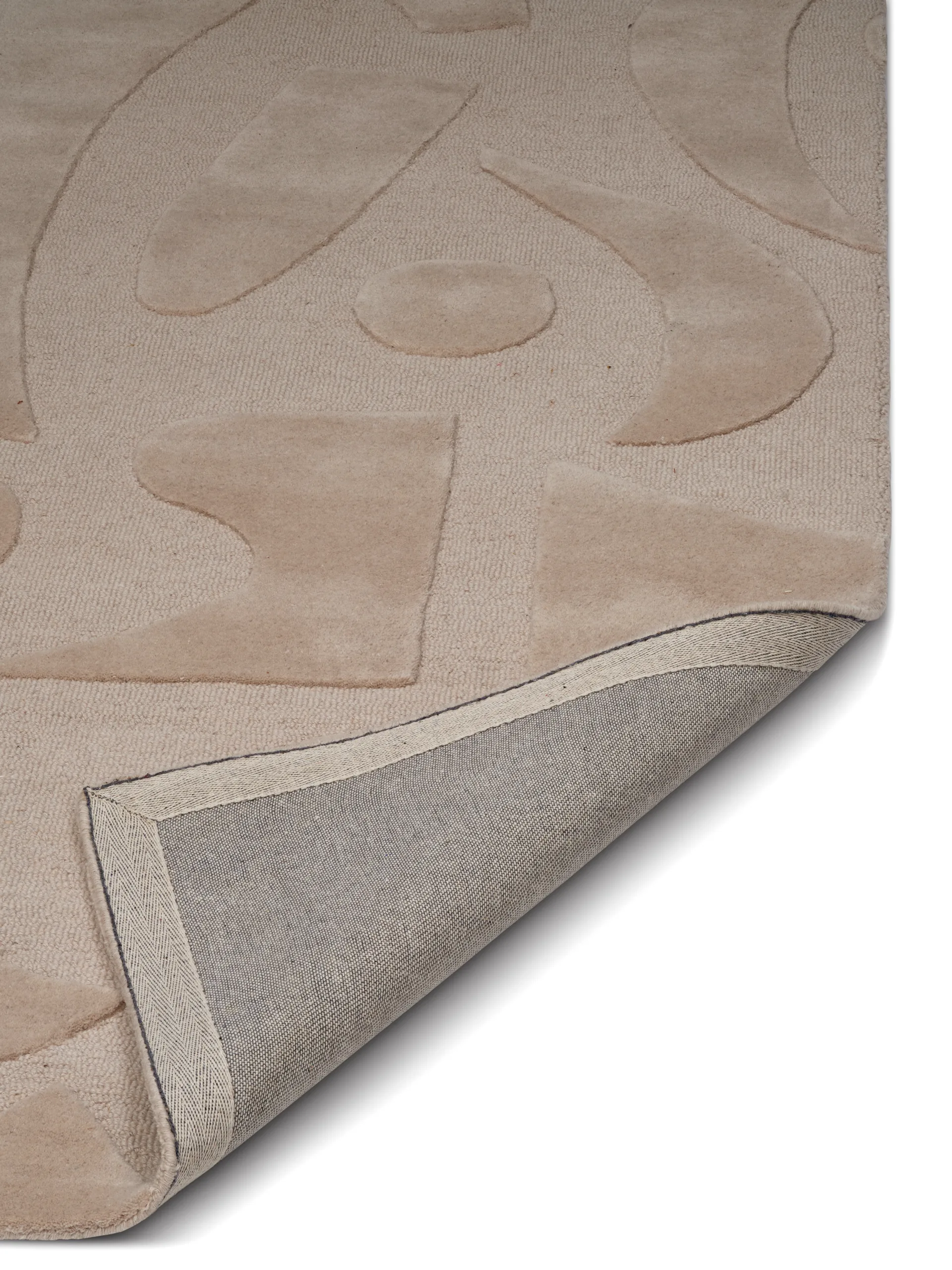 Vivid ullmatta 170x230 cm, Beige Classic Collection