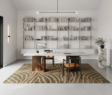 Zebra matta 250x350 cm - Brown - Classic Collection