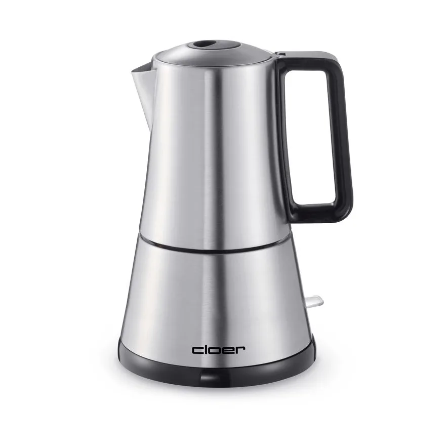 Cloer Cloer elektrisk espressobryggare Silver, 6 koppar