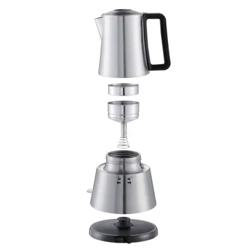 Cloer elektrisk espressobryggare - Silver, 6 koppar - Cloer