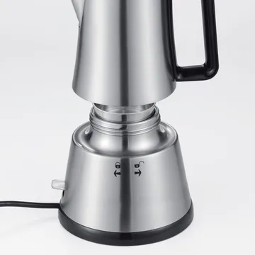 Cloer elektrisk espressobryggare - Silver, 6 koppar - Cloer