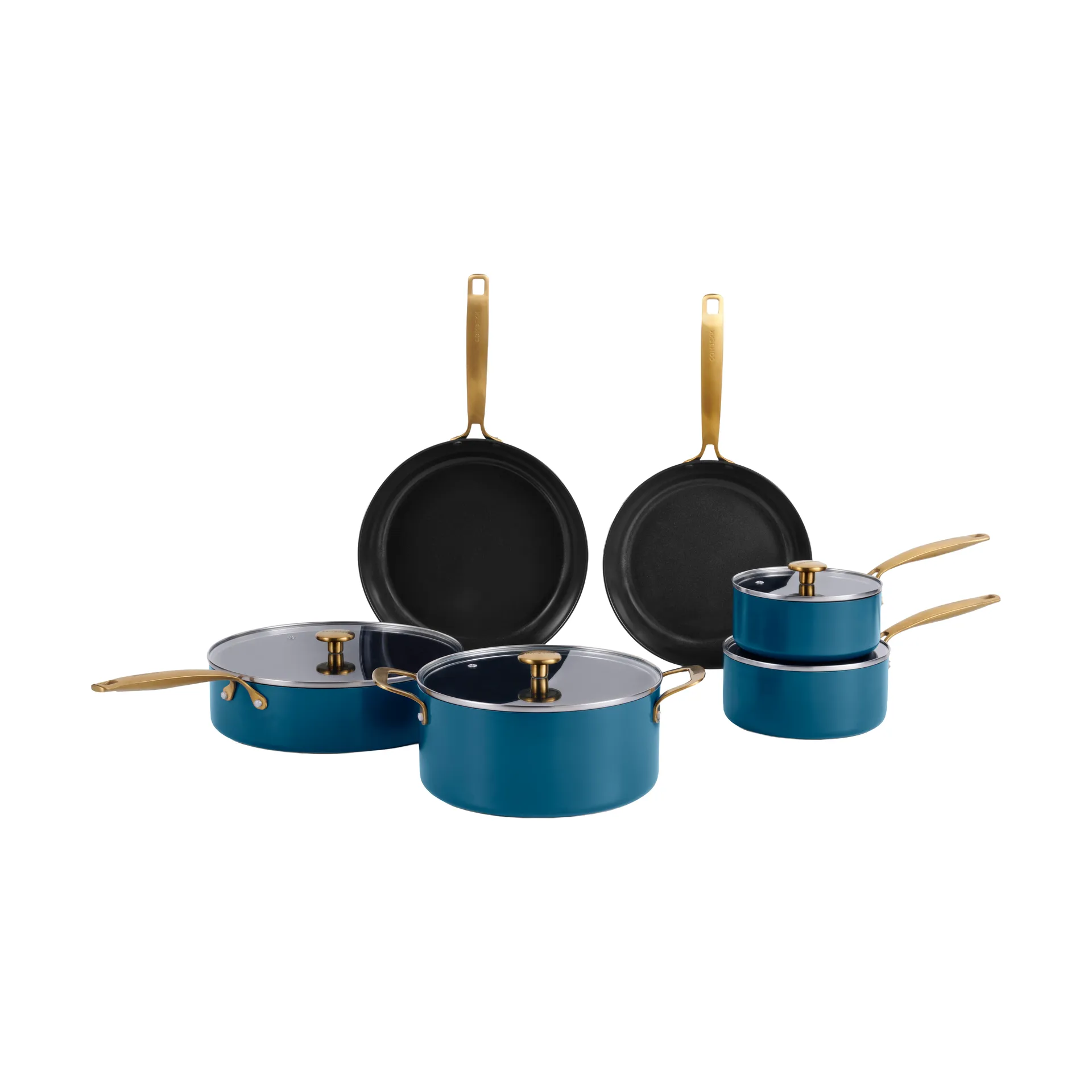 Combekk Element gryt- och stekpanneset 10-delar, Ocean Blue Combekk