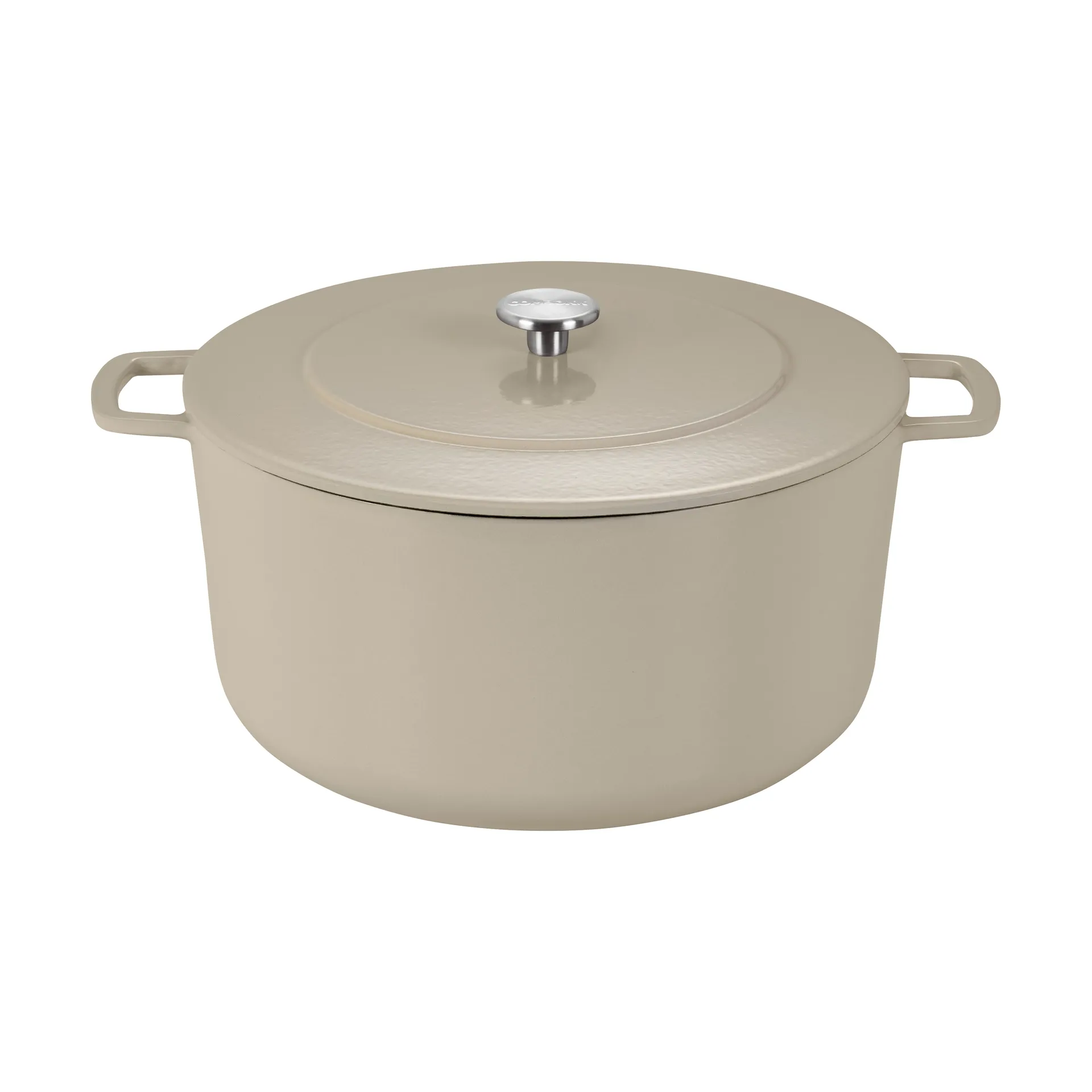 Combekk Enameled gjutjärnsgryta Ø32 cm, Sand-gold knob Combekk