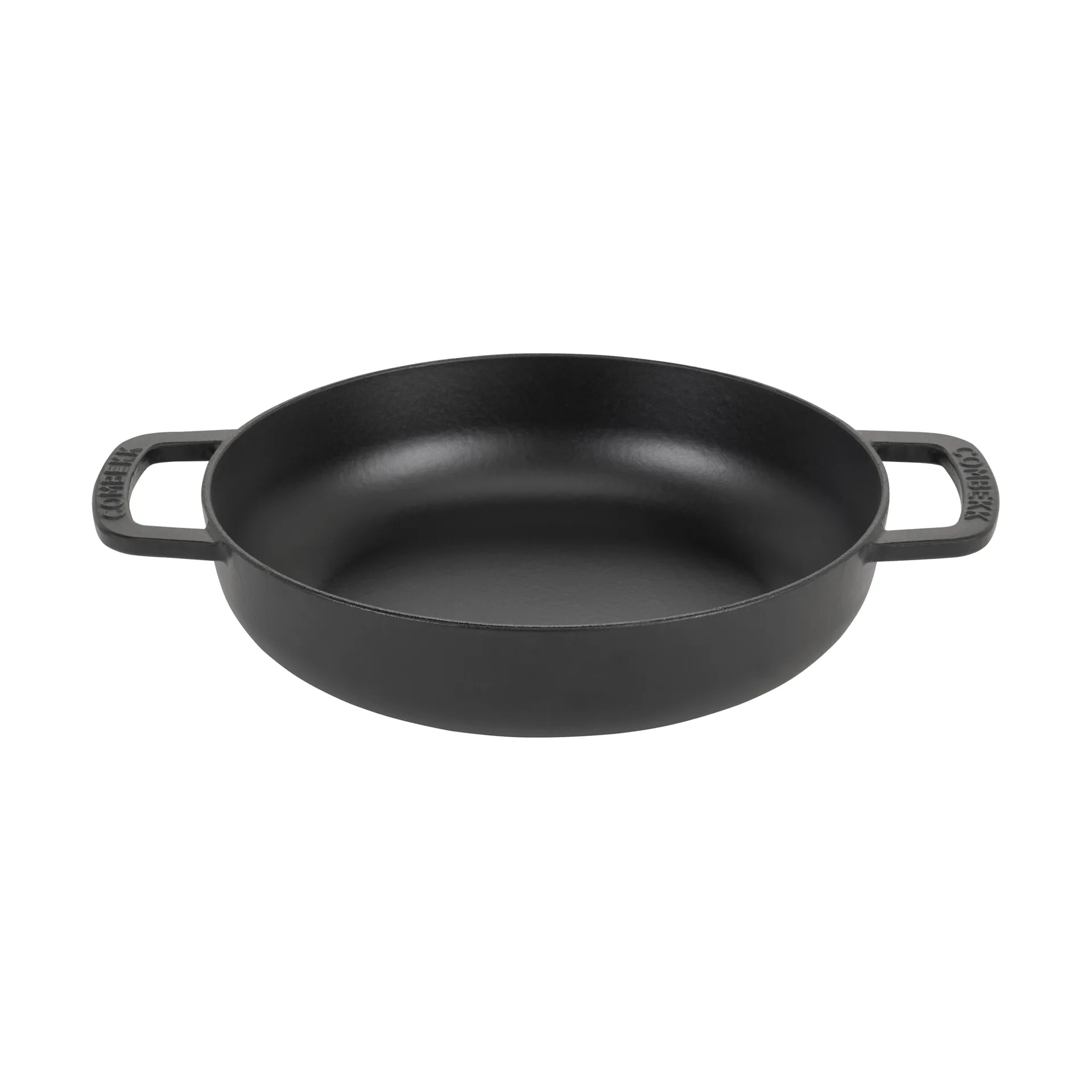 Combekk Enameled traktörpanna gjutjärn Ø28 cm, Black-silver knob Combekk