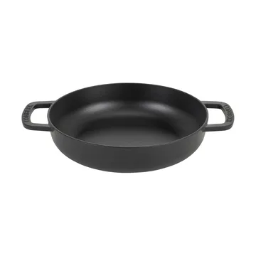Combekk Enameled traktörpanna gjutjärn Ø28 cm - Black-silver knob - Combekk