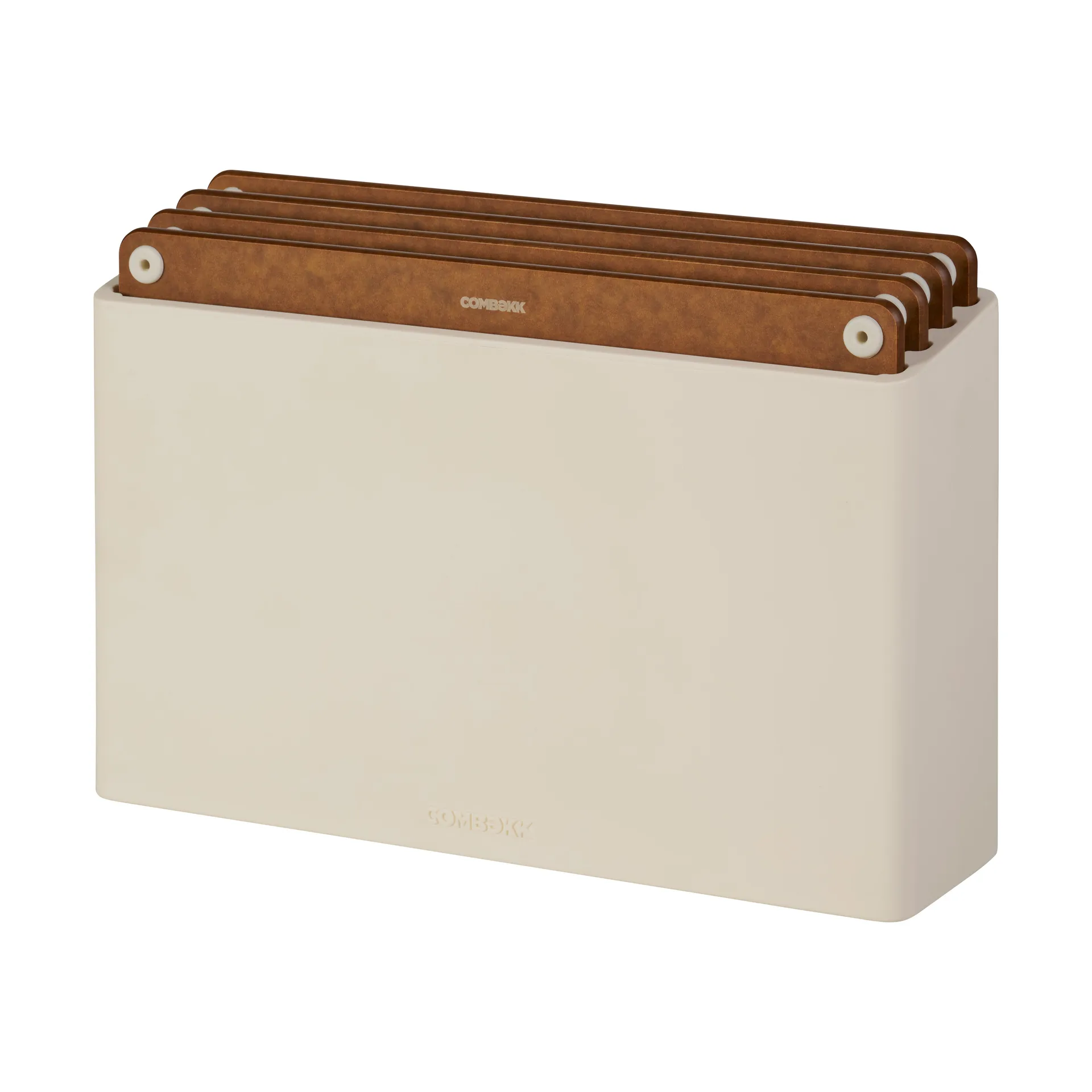 Combekk skärbräda 4-pack, Sand-brown Combekk