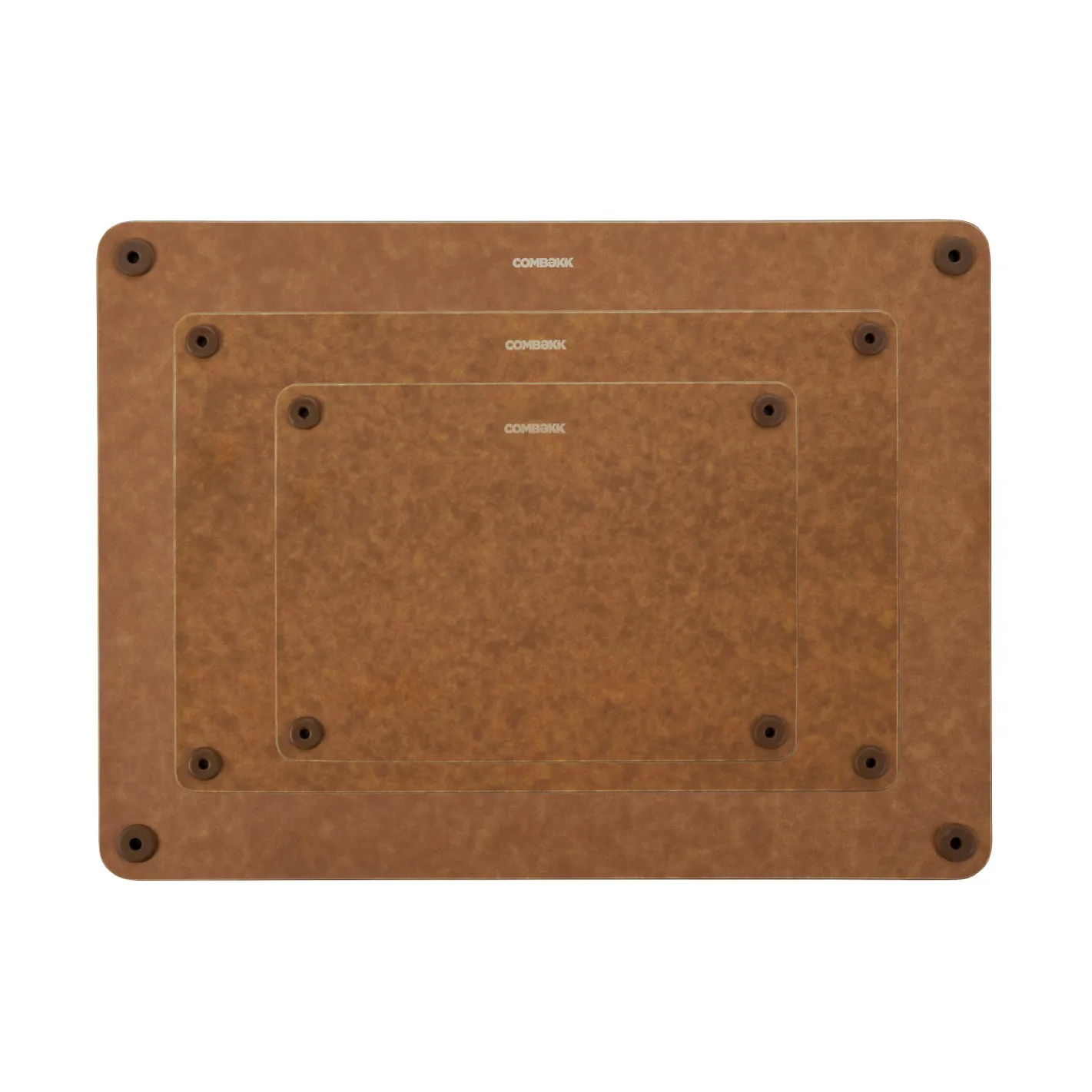 Combekk Combekk sk&auml;rbr&auml;da tr&auml; 3-delar Brown