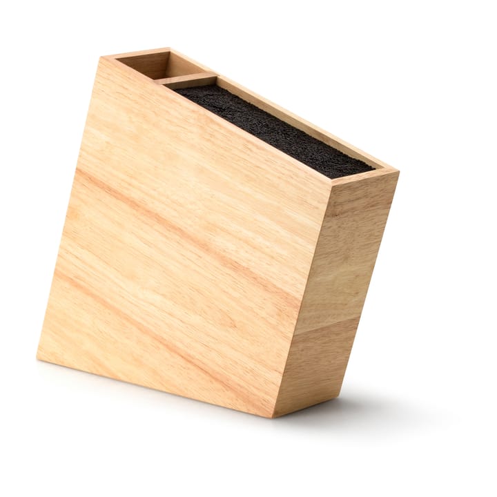 Flexibelt knivblock lutande med extra fack - Bambu - Continenta