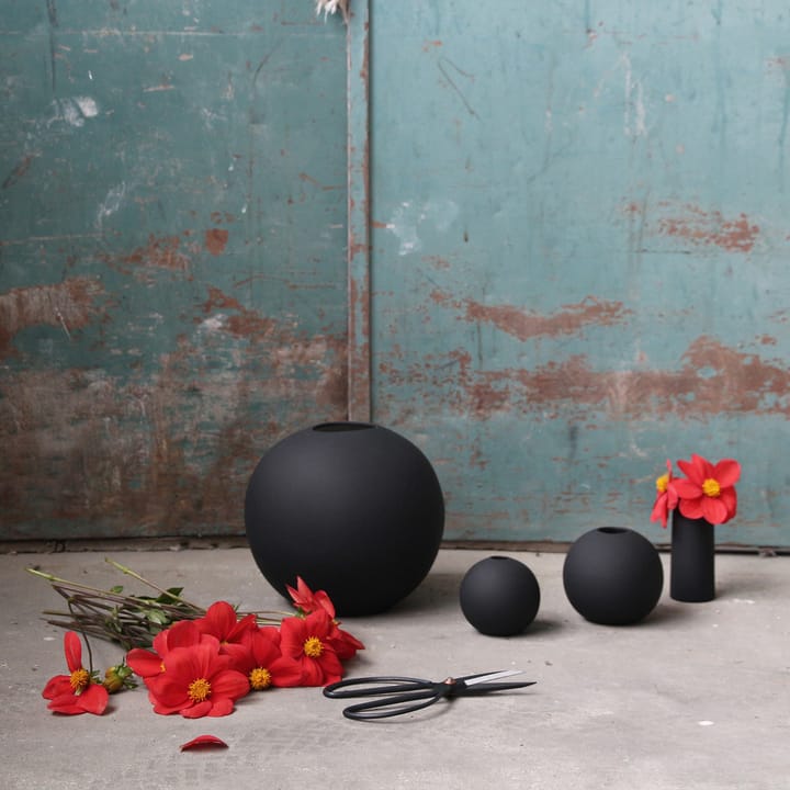 Ball vas black, 8 cm Cooee Design
