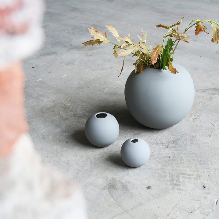 Ball vas grey, 8 cm Cooee Design