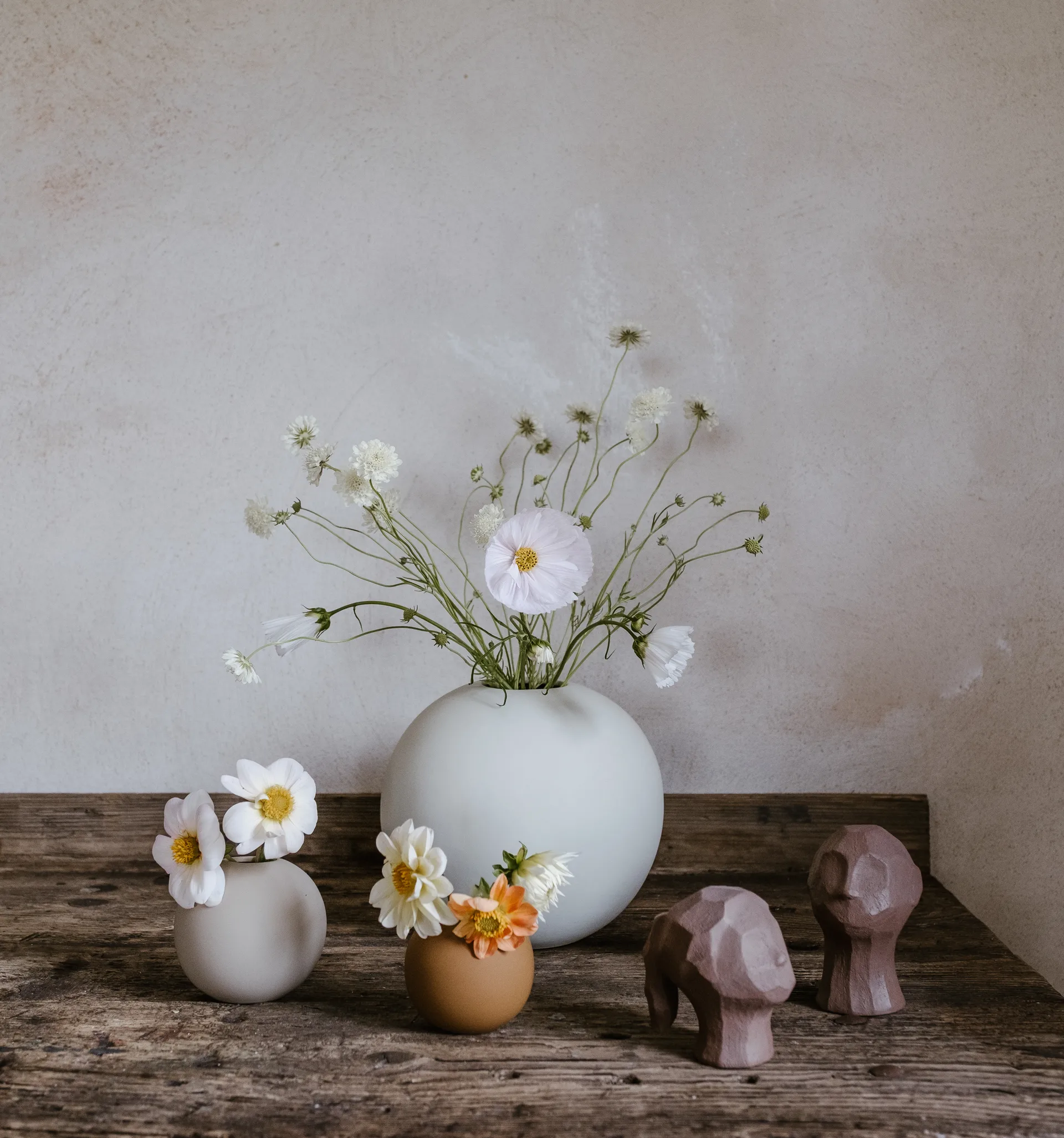 Ball vas shell, 8 cm Cooee Design