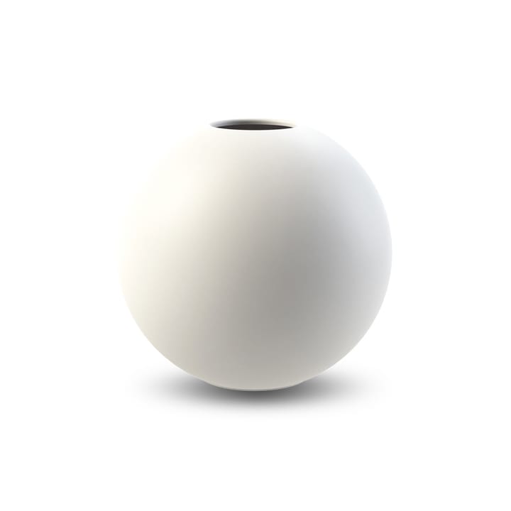 Ball vas white - 10 cm - Cooee Design