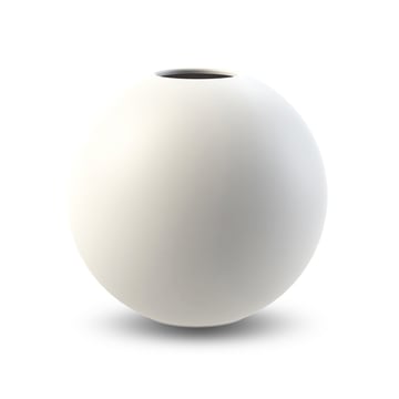 Cooee Design Ball vas white 20 cm