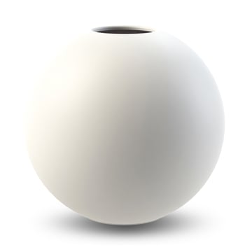 Läs mer om Cooee Design Ball vas white 30 cm