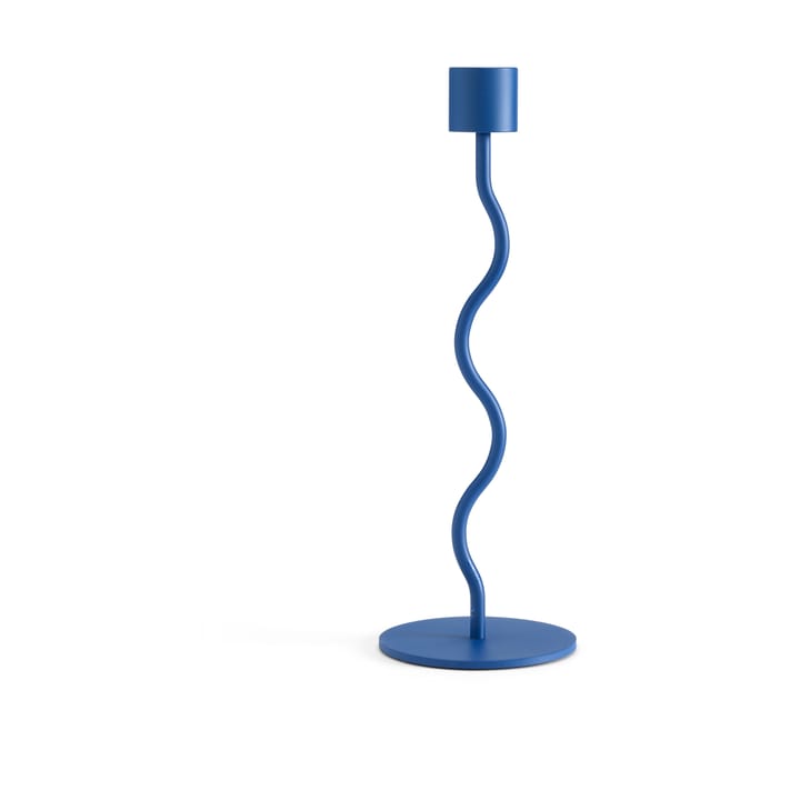 Curved ljusstake 23 cm, Cobalt Blue Cooee Design