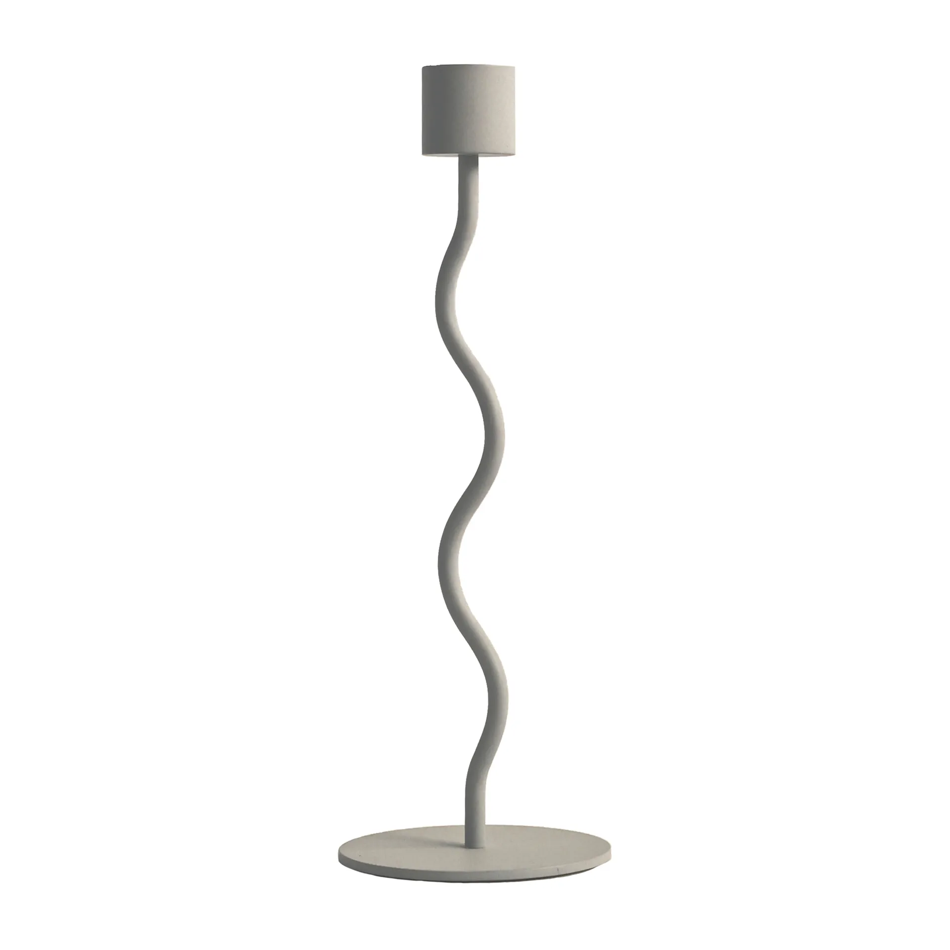 Curved ljusstake 23 cm, Sand Cooee Design