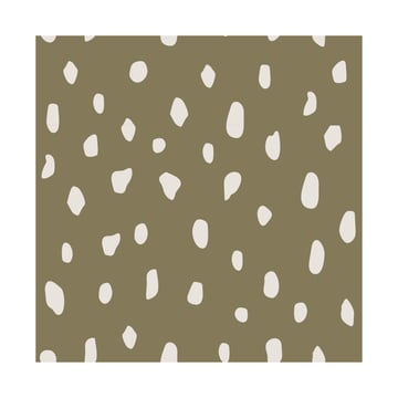 Cooee Design Dots servetter 33×33 cm 20-pack Olive