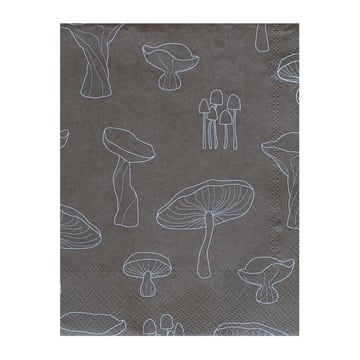 Cooee Design Fungi servett 33×33 cm 20-pack Hazelnut-white