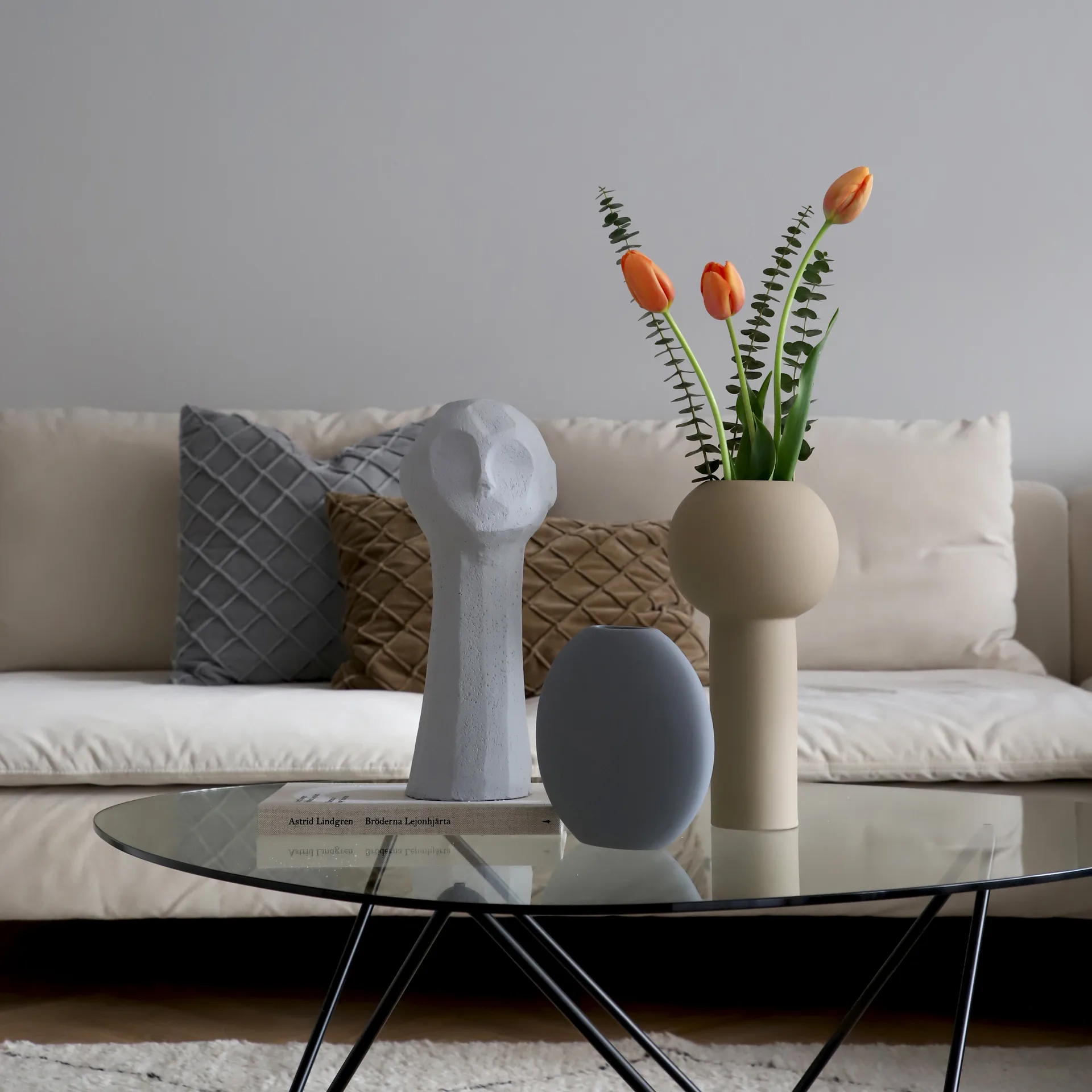 Pastille vas 20 cm, Grey Cooee Design