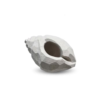 Cooee Design The Pear Shell skulptur 16 cm Limestone