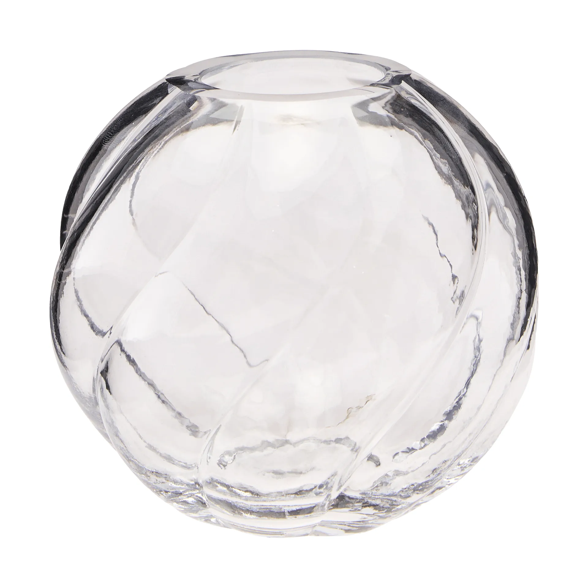 Twist ball vas 12 cm, Clear Cooee Design