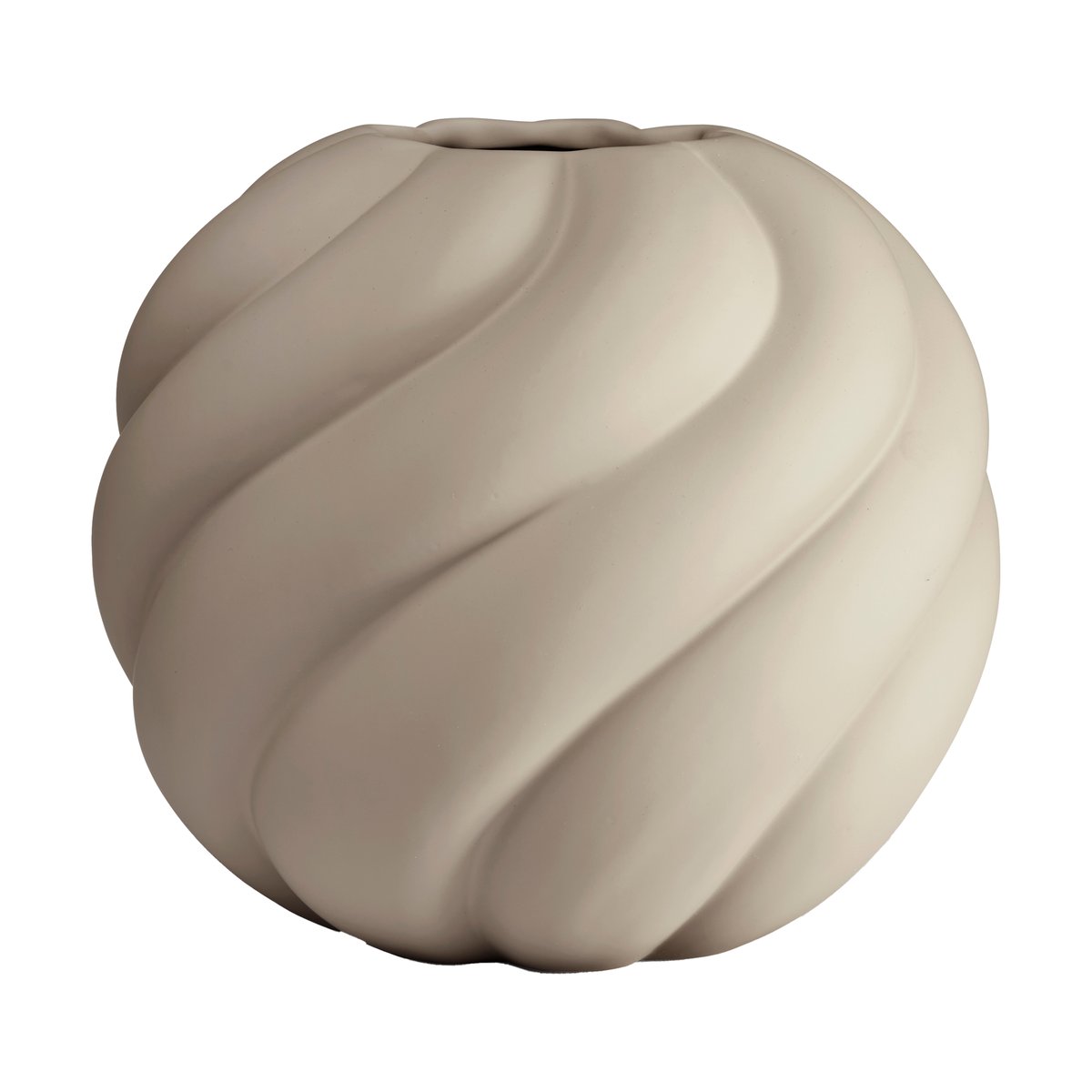 Cooee Design Twist ball vas 20 cm Sand
