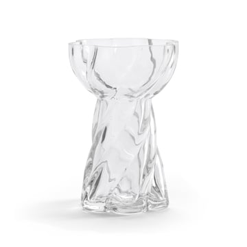 Cooee Design Twist bulb vas 12,8 cm Clear