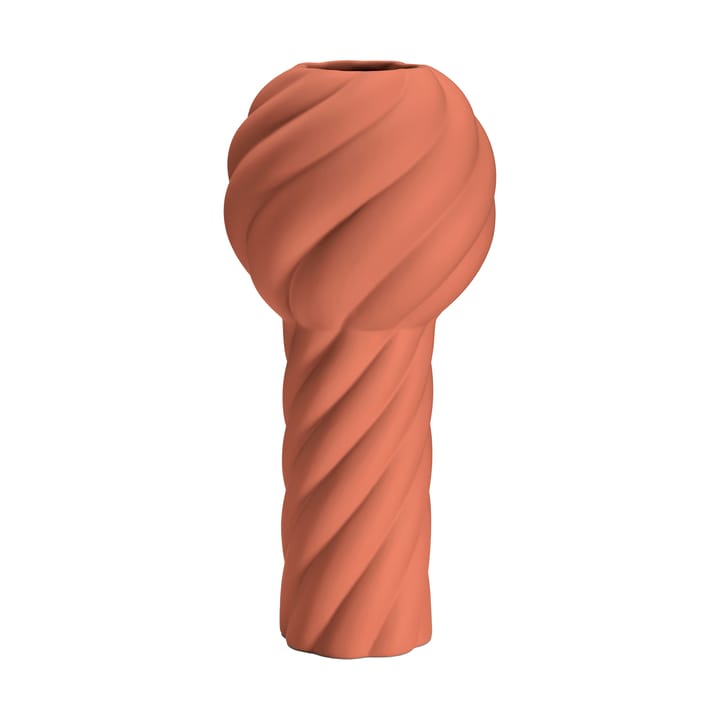 Twist pillar vas 34 cm - Brick red - Cooee Design