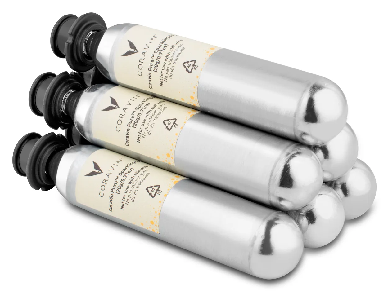 Produktfoto för Coravin Pure™ Sparkling CO2-kapslar, 6-pack