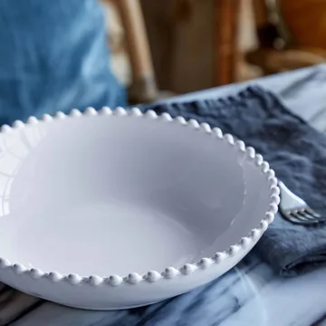 Pearl pastaskål - Vit, Ø24 cm - Costa Nova