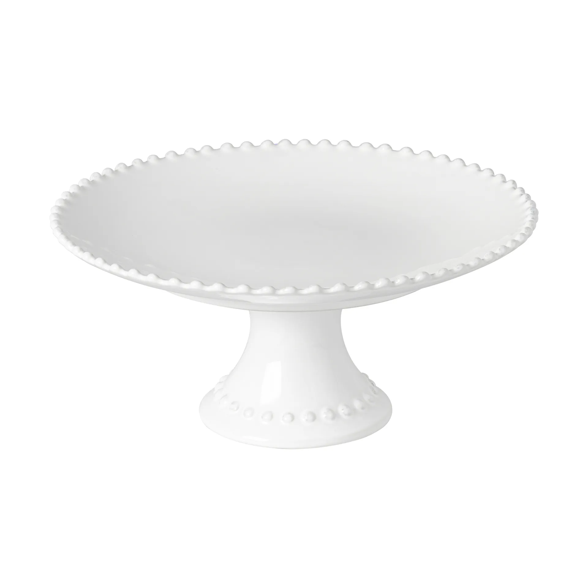 Pearl tårtfat, Vit, Ø28,4 cm Costa Nova