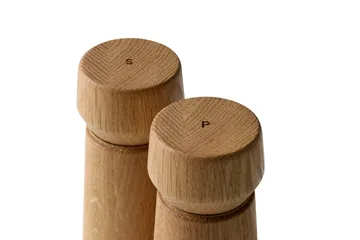 Amsterdam salt- och pepparkvarnset - Natural, FSC oak, 2 delar - Crushgrind