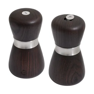 Kyoto kryddkvarn - Brown glaze, FSC ash, 10 cm - Crushgrind