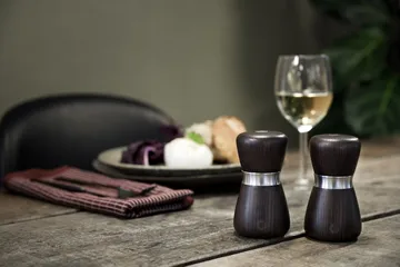 Kyoto kryddkvarn - Brown glaze, FSC ash, 10 cm - Crushgrind