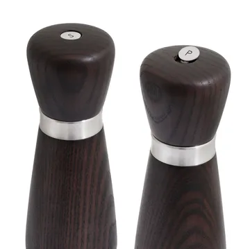 Kyoto kryddkvarn - Brown glaze, FSC ash, 17 cm - Crushgrind